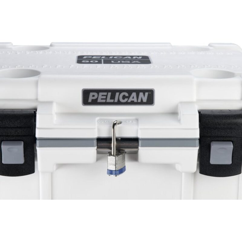 Pelican 50QT Cooler WHITE - 2