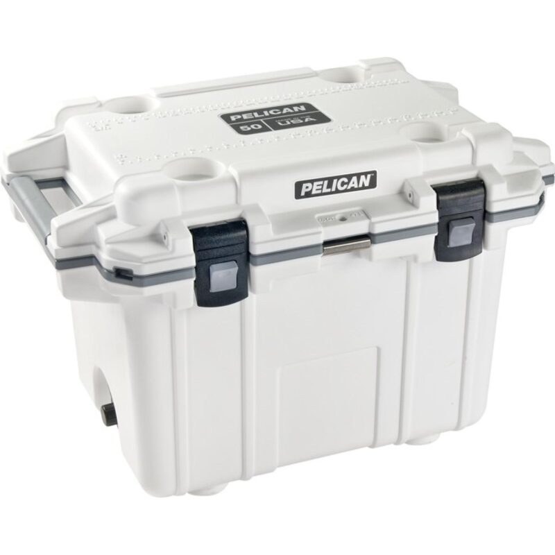 Pelican 50QT Cooler WHITE - 5