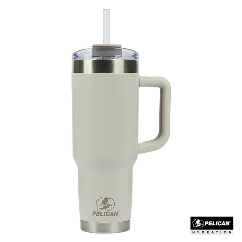 Pelican Porter 40 oz. Recycled Double Wall Stainless Steel Travel Tumbler - 7