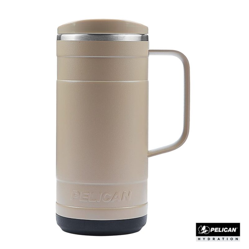 Pelican Ridge 18 oz. Recycled Double Wall Stainless Steel Mug - 4