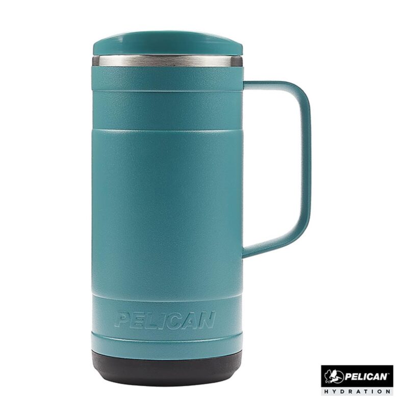 Pelican Ridge 18 oz. Recycled Double Wall Stainless Steel Mug - 5