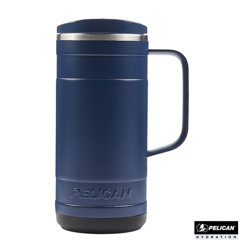 Pelican Ridge 18 oz. Recycled Double Wall Stainless Steel Mug - 7