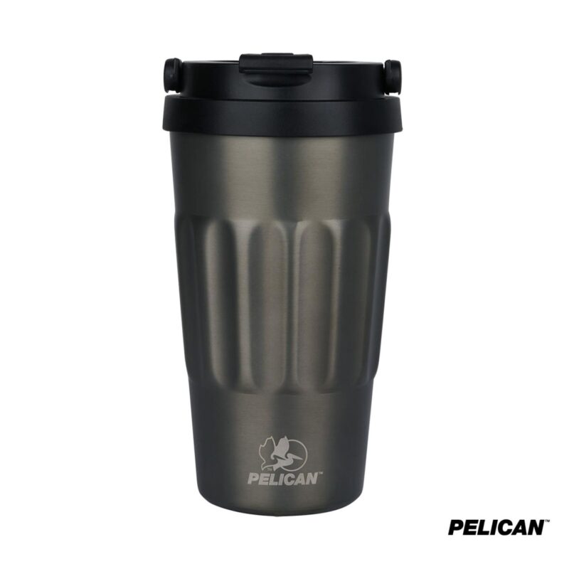 Pelican Dayventure 17 oz. Recycled Double Wall Stainless Steel Handle Lid Travel Tumbler - 2