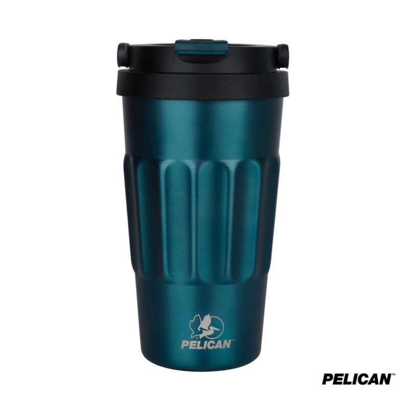 Pelican Dayventure 17 oz. Recycled Double Wall Stainless Steel Handle Lid Travel Tumbler - 3