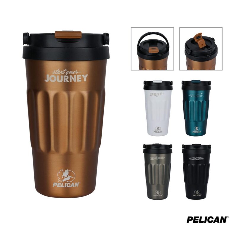 Pelican-Dayventure-17-oz-Recycled-Double-Wall-Stainless-Steel-Handle-Lid-Travel-Tumbler-PL1019 Pelican Dayventure 17 oz. Recycled Double Wall Stainless Steel Handle Lid Travel Tumbler