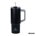Pelican Dayventure 24 oz. Recycled Double Wall Stainless Steel Double Lid Travel Tumbler - 1