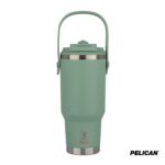Pelican Porter Dual Swing 30 oz. Recycled Double Wall Stainless Steel Tumbler - 2