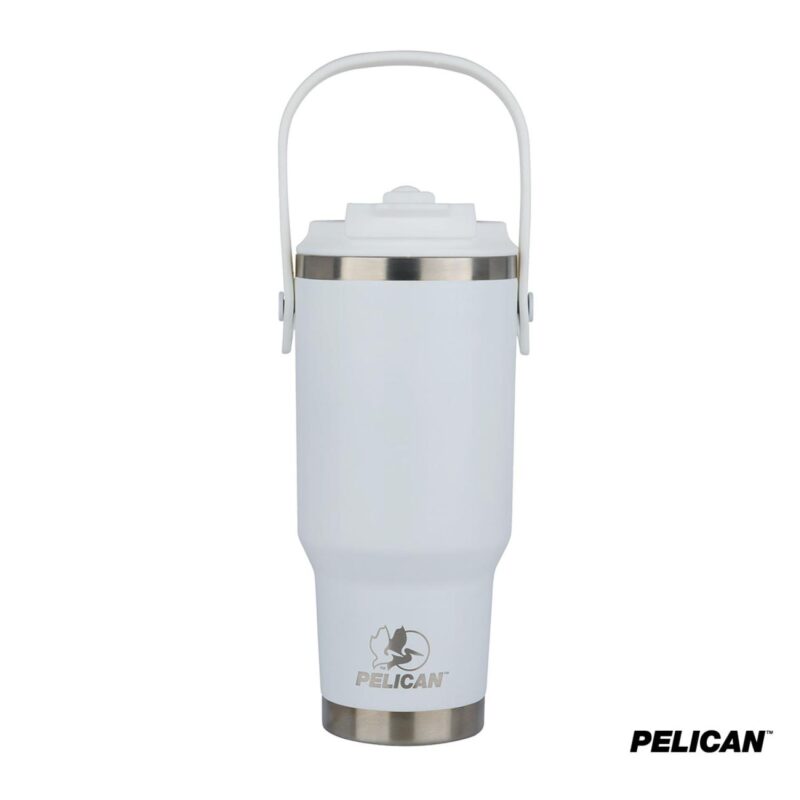 Pelican Porter Dual Swing 30 oz. Recycled Double Wall Stainless Steel Tumbler - 4
