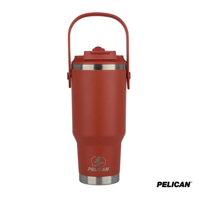 Pelican Porter Dual Swing 30 oz. Recycled Double Wall Stainless Steel Tumbler - 5